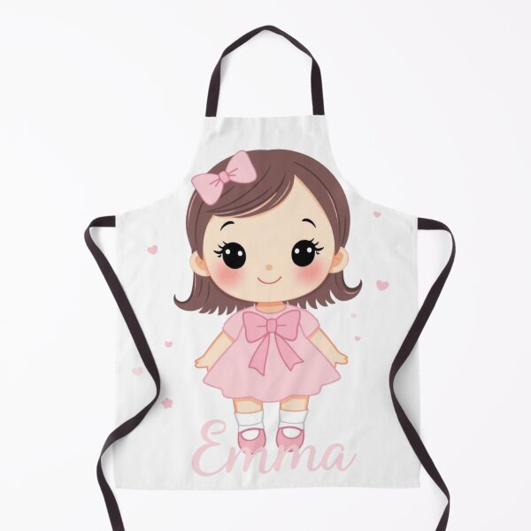 Item preview, Emma Baby Girl Name – Cute Doll Illustration in Pastel Style designed and sold by daila70.