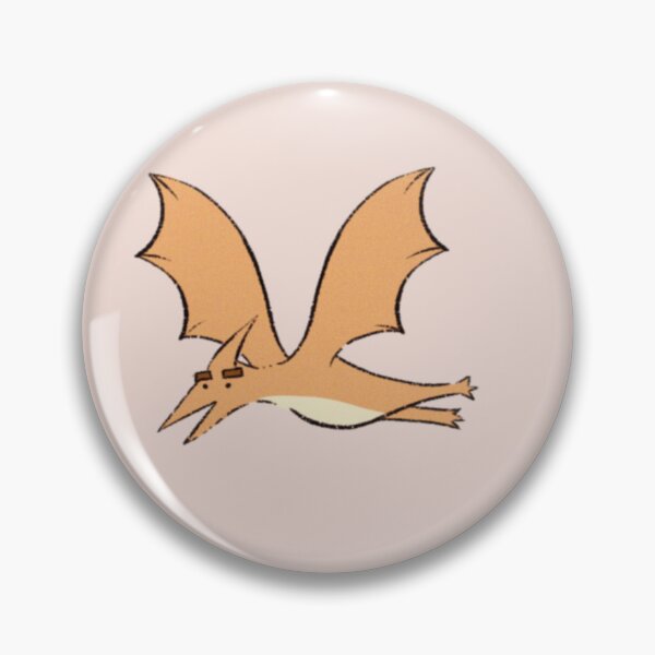 Item preview, Orange Cute Little Pteranodon designed and sold by Socks McGee.