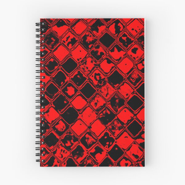 Item preview, Red and Black Liquid Square designed and sold by Tranquilarrow.