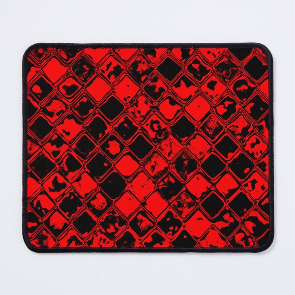 Item preview, Red and Black Liquid Square designed and sold by Tranquilarrow.