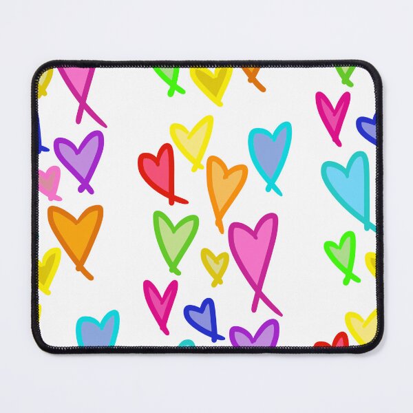 Item preview, Multicoloured filled hearts designed and sold by BerryBeach.
