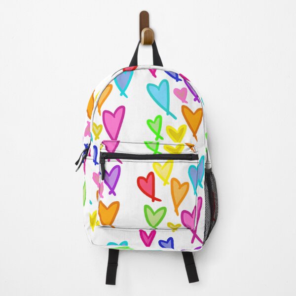 Item preview, Multicoloured filled hearts designed and sold by BerryBeach.
