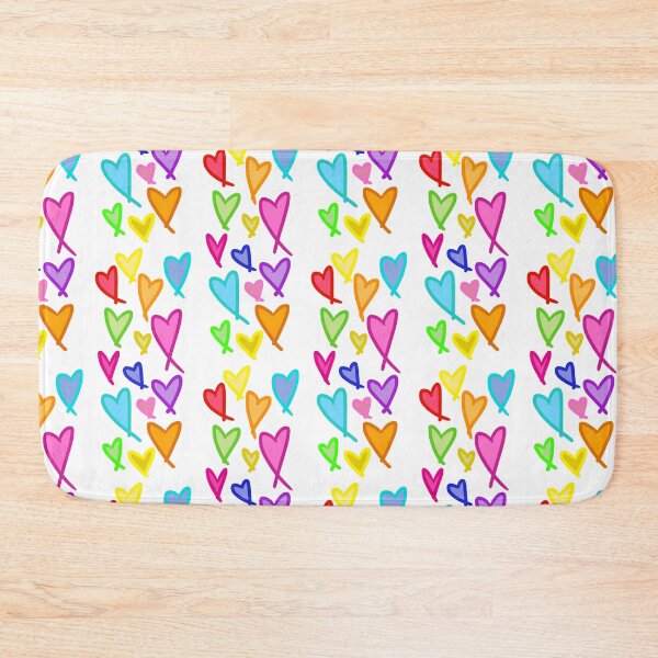 Item preview, Multicoloured filled hearts designed and sold by BerryBeach.