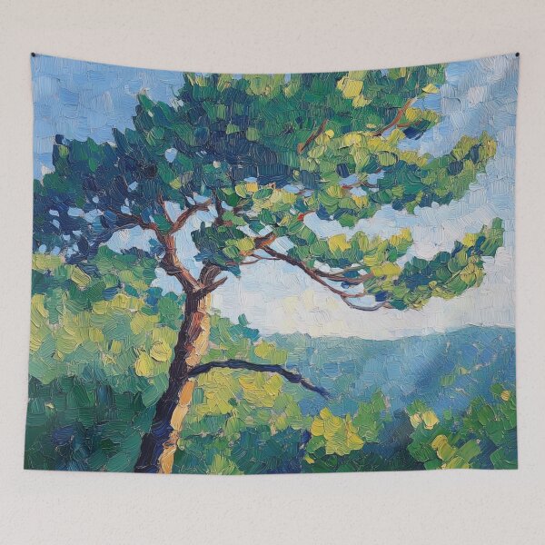 Item preview, Pine tree | Post-impressionist painting style designed and sold by ComicsFactory.