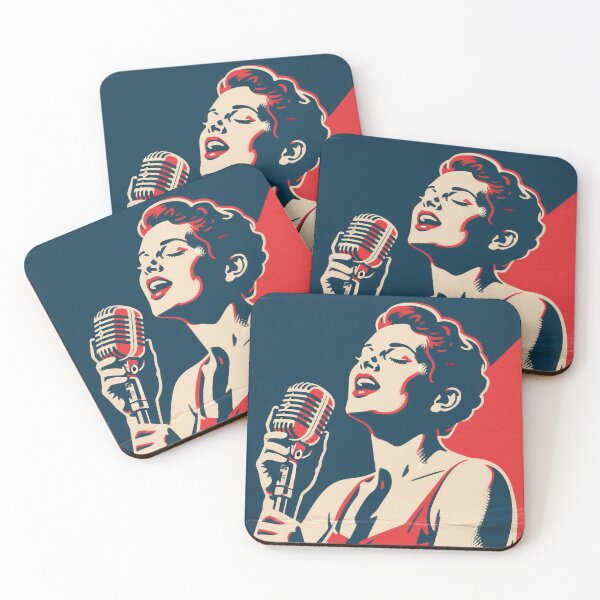 Item preview, Feel the Rhythm – Vintage Singer Artwork designed and sold by HoopeStylee.