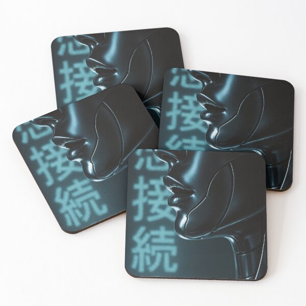 Item preview, Cyborg Connection – Blue Neon Anime Profile designed and sold by Hirvipelto.