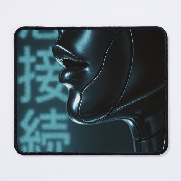 Item preview, Cyborg Connection – Blue Neon Anime Profile designed and sold by Hirvipelto.