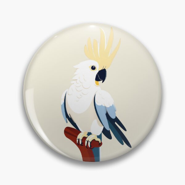 Item preview, Standing Cockatoo Vector designed and sold by CTM ArtStudio.