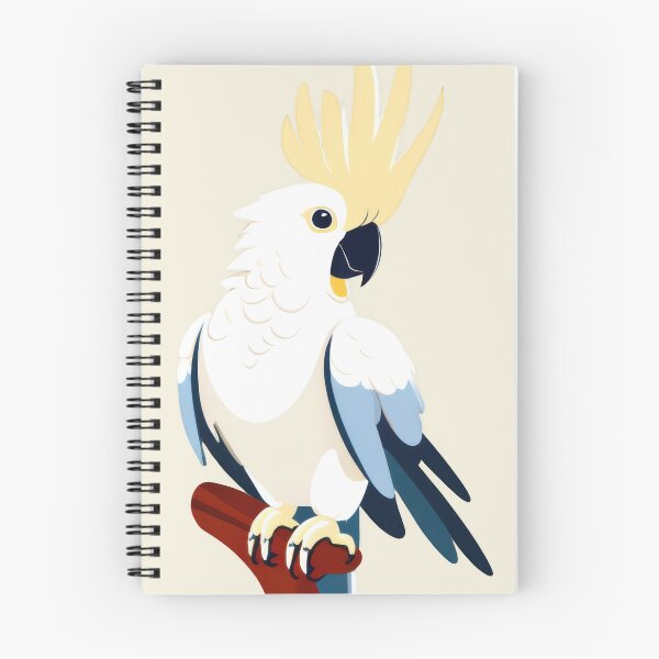 Item preview, Standing Cockatoo Vector designed and sold by CTM ArtStudio.