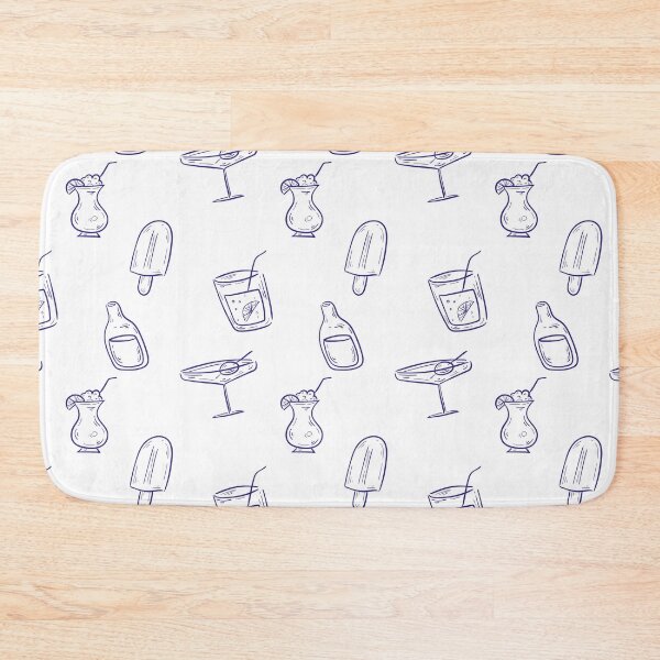 Item preview, Summer Pattern – Hand Drawn Drinks & Popsicles designed and sold by дітаті.