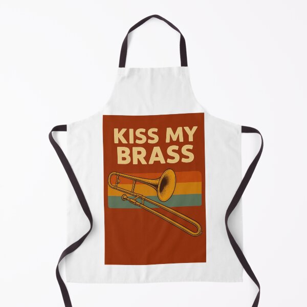 Item preview, Funny Trombone Gift - Funny Marching Band Gift - Kiss My Brass designed and sold by Galvanized.