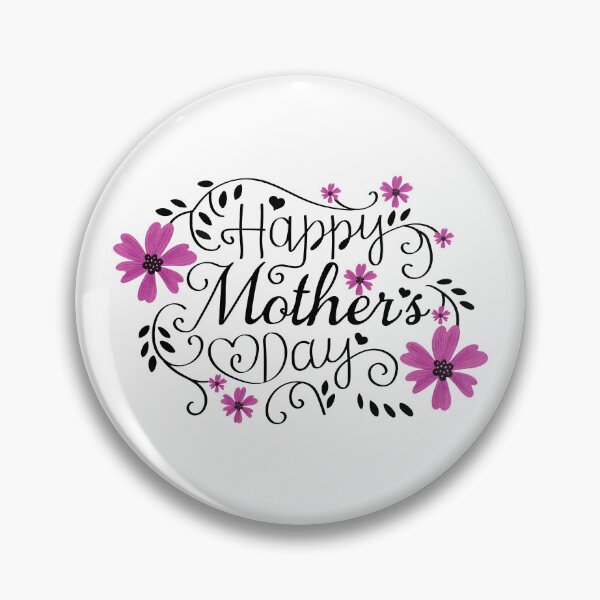 Item preview, Happy Mother’s Day - Cute Floral Typography Design for Mom Gifts designed and sold by PnrArtDesign.