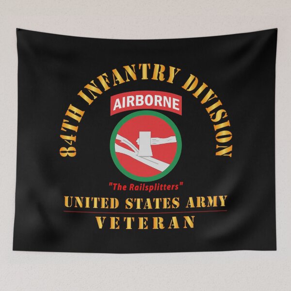 Item preview, Army - SSI - 84th Infantry Division w Airborne Tab - The Railsplitters - US Army Veteran X 300 designed and sold by Military Insignia Products.