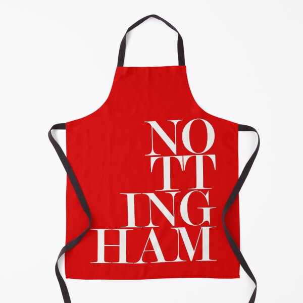 Item preview, Nottingham UK City Red Typography Minimalist Artwork designed and sold by kakarikihill.