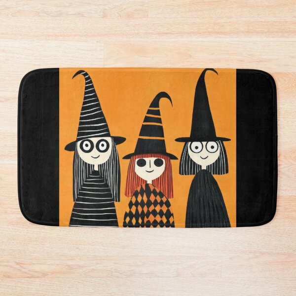 Item preview, Whimsical Witches Cute and Spooky Halloween Illustration designed and sold by GolDreamShop.