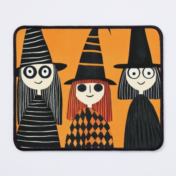Item preview, Whimsical Witches Cute and Spooky Halloween Illustration designed and sold by GolDreamShop.