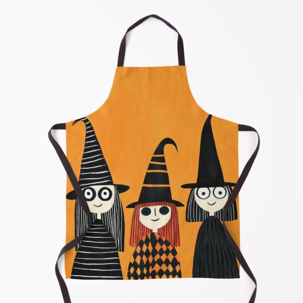 Item preview, Whimsical Witches Cute and Spooky Halloween Illustration designed and sold by GolDreamShop.