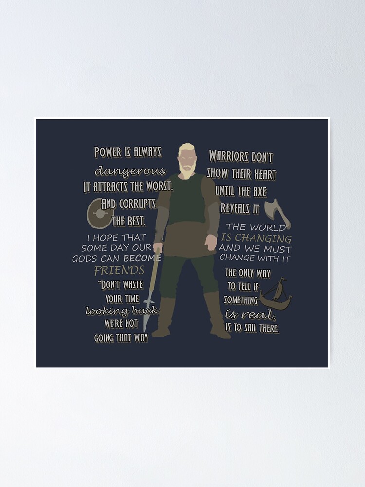 Poster Citation Viking Par Jonazas Redbubble