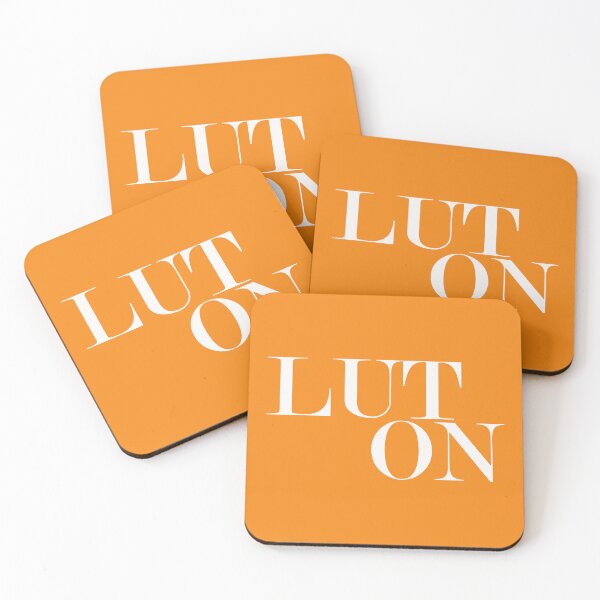 Item preview, Luton UK Town Typography Minimalist Patriotic Travel Souvenir designed and sold by kakarikihill.