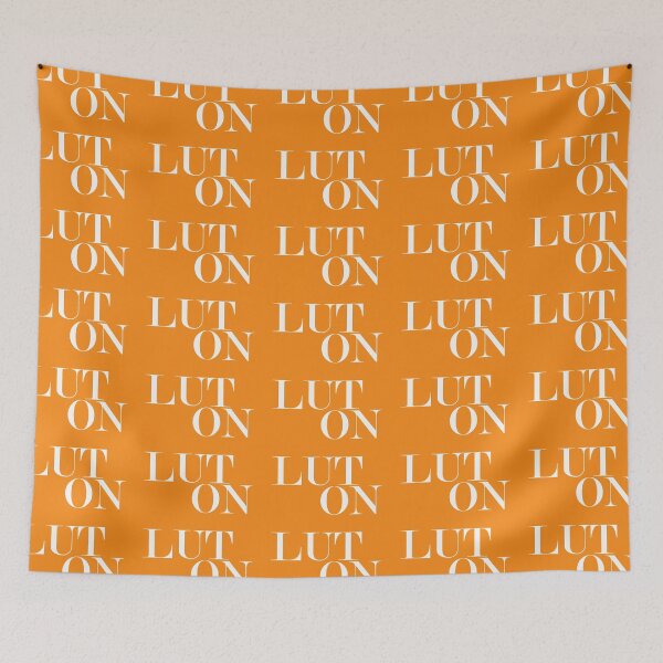 Item preview, Luton UK Town Typography Minimalist Patriotic Travel Souvenir designed and sold by kakarikihill.