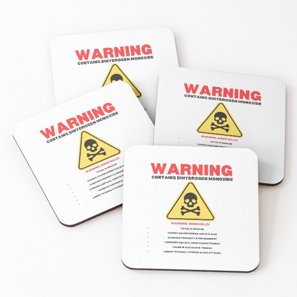 Item preview, Warning: Contains Dihydrogen Monoxide (Extremely Dangerous! designed and sold by boboodesigns.