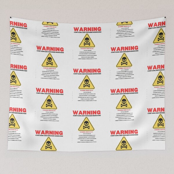 Item preview, Warning: Contains Dihydrogen Monoxide (Extremely Dangerous! designed and sold by boboodesigns.