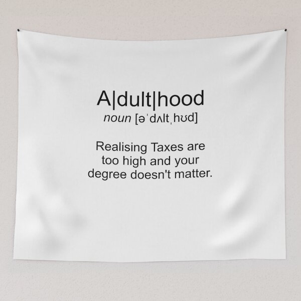 Item preview, Definition Adulthood designed and sold by kailukask.
