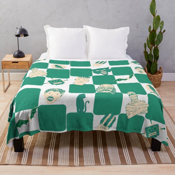 Item preview, Cute vintage monsters green  designed and sold by TaraPen.