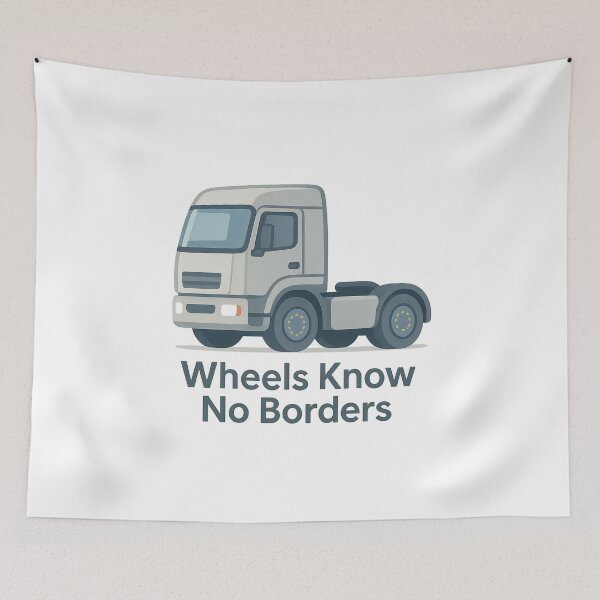 Item preview, Wheels Know No Borders designed and sold by AwixArslan.