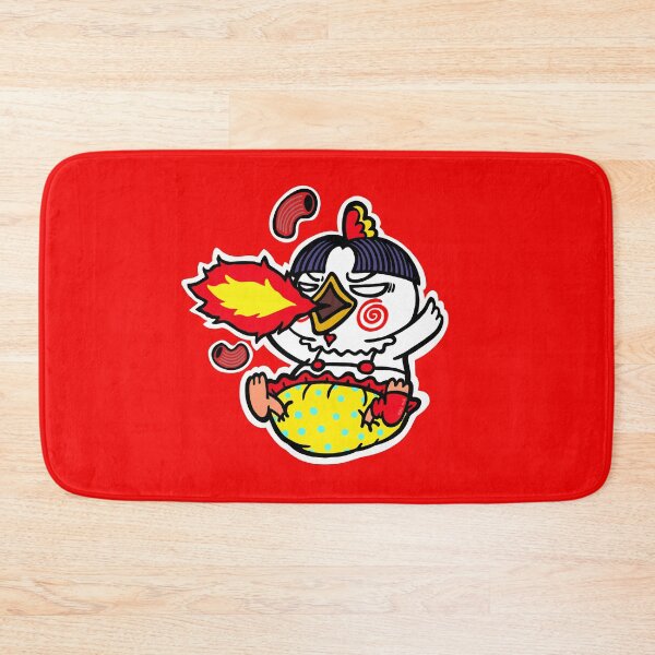 Item preview, FIRE BREATH! The Spiciest Pasta Noodles! Buldak Hot Chicken Flavor Ramen. It's so hot!  designed and sold by PickledjoArt.