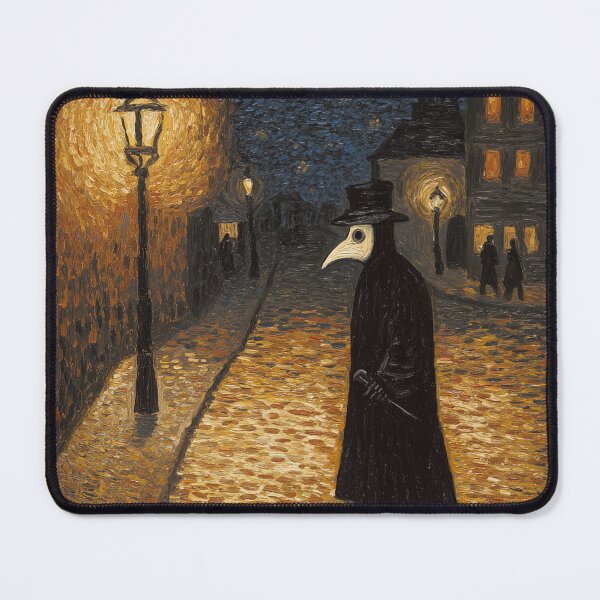 Item preview, Plague doctor | Post-impressionist painting style designed and sold by ComicsFactory.
