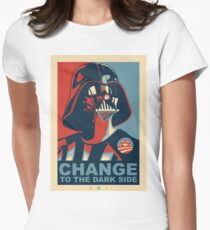 Change to the dark side Star wars Women's Fitted T-Shirt