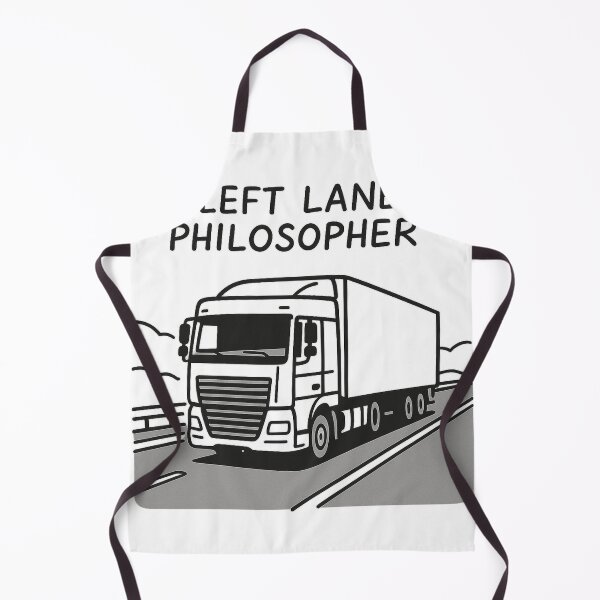 Item preview, Left Lane Philosopher – Minimalist Trucking Humor designed and sold by AwixArslan.