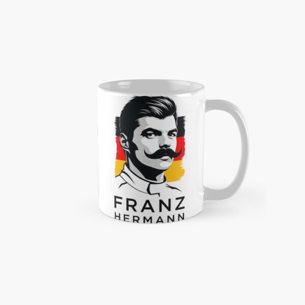Item preview, Franz Hermann F1 Art - Illustrated Portrait with German Flag | Motorsport Design designed and sold by Studio F1Grid.