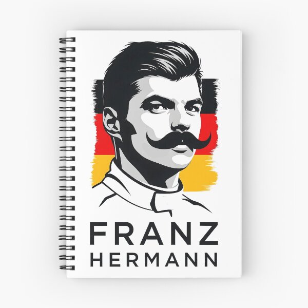 Item preview, Franz Hermann F1 Art - Illustrated Portrait with German Flag | Motorsport Design designed and sold by Studio F1Grid.