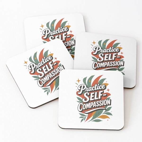 Item preview, Don't be so hard on yourself.. practice self-compassion! designed and sold by TherapyVibes.