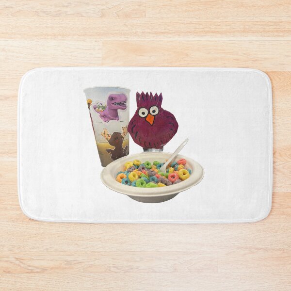 Item preview, Purple chicken eating fruit loops at the hotel  designed and sold by Lauracolleen3.