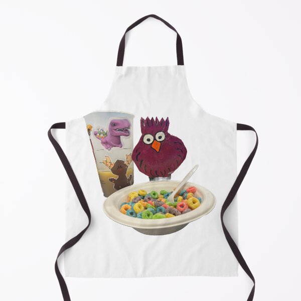Item preview, Purple chicken eating fruit loops at the hotel designed and sold by Lauracolleen3.