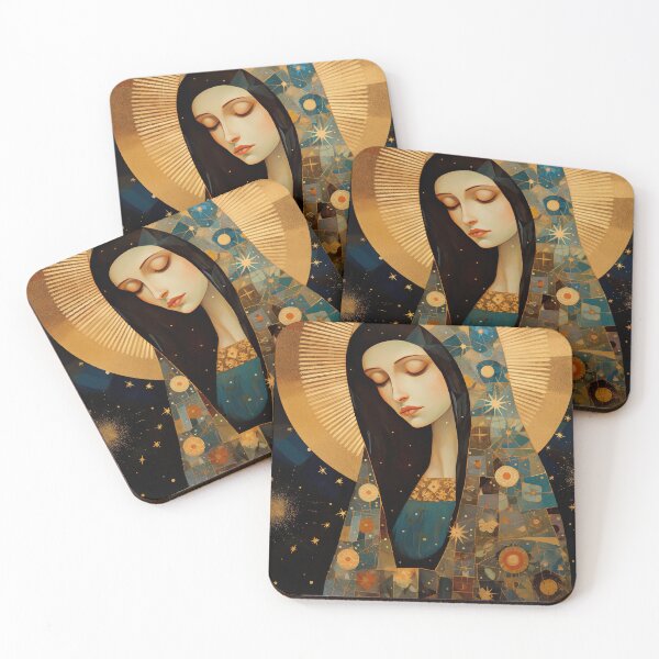 Item preview, The Beloved Mother Mary in Portrait designed and sold by SanctifiedSouls.