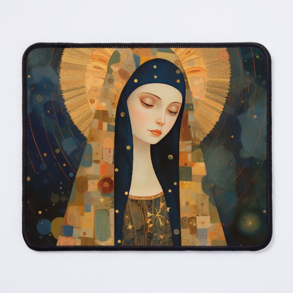 Item preview, The Eternally Beloved Mary in Art designed and sold by SanctifiedSouls.
