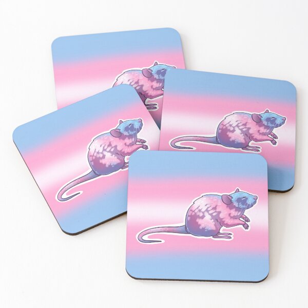 Item preview, Trans Pride Rat designed and sold by BreenanaBread.