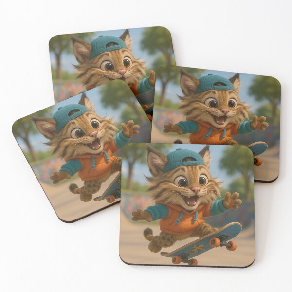 Item preview, Skater Bobcat designed and sold by Sillytoe.