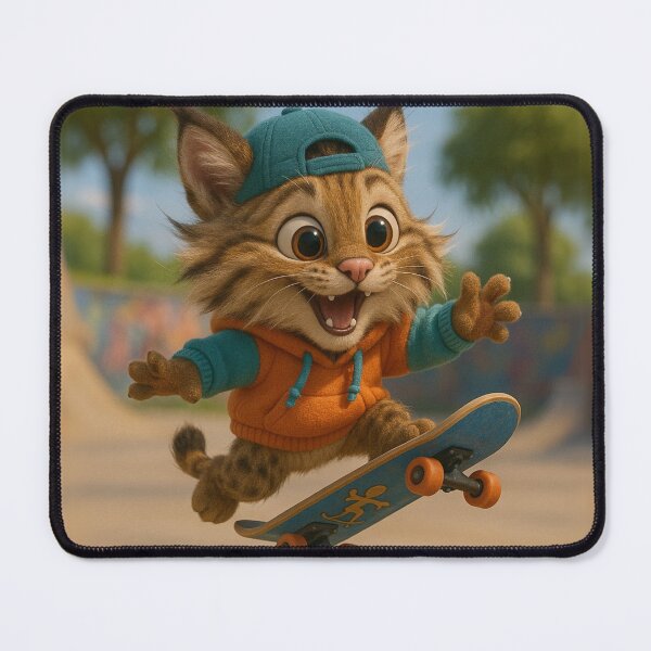 Item preview, Skater Bobcat designed and sold by Sillytoe.