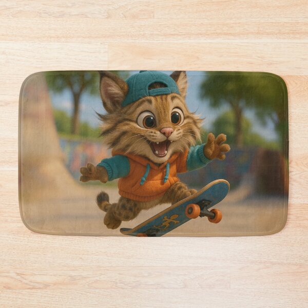 Item preview, Skater Bobcat designed and sold by Sillytoe.