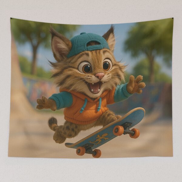 Item preview, Skater Bobcat designed and sold by Sillytoe.