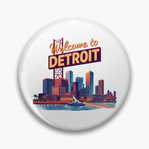 Item preview, Welcome to Detroit designed and sold by JonysCreativeDesigns.