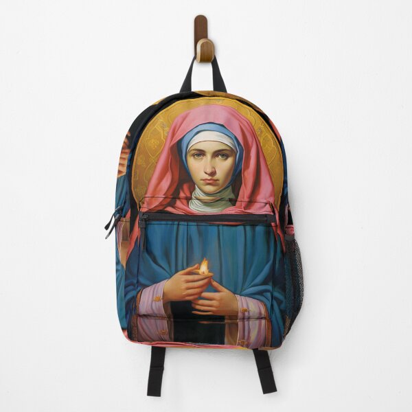 Item preview, Saint Bernadette designed and sold by SanctifiedSouls.