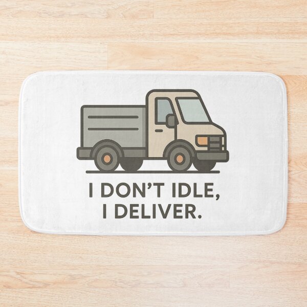 Item preview, I Don’t Idle, I Deliver  designed and sold by AwixArslan.