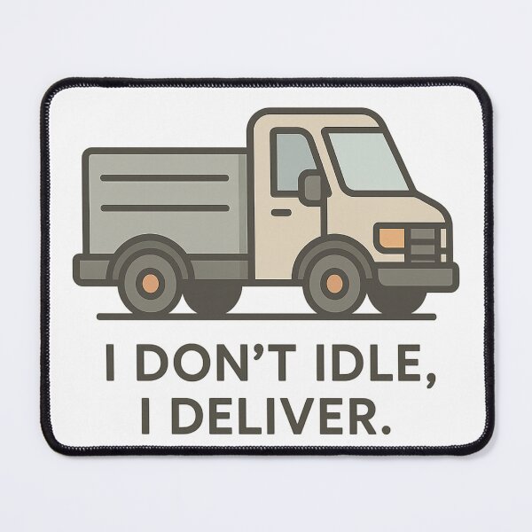Item preview, I Don’t Idle, I Deliver designed and sold by AwixArslan.