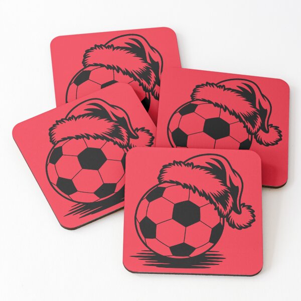 Item preview, Soccer Ball with Santa Hat designed and sold by theartfulaspie.